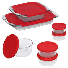 Load image into Gallery viewer, Pyrex Easy Grab Glass Bakeware and Food Container Set (14-Piece)
